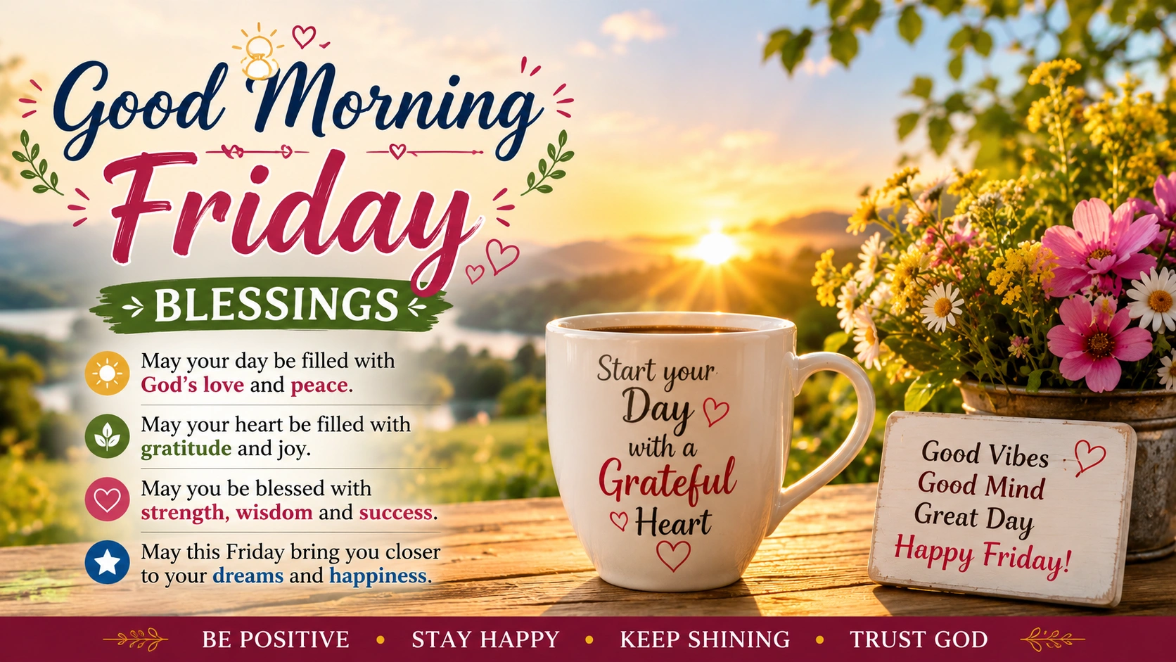 Good Morning Friday Blessings