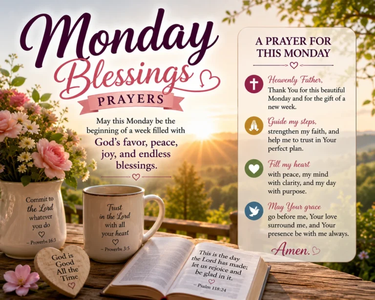 Monday Blessings Prayers