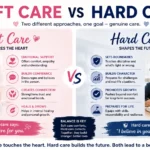 Soft care vs hard care