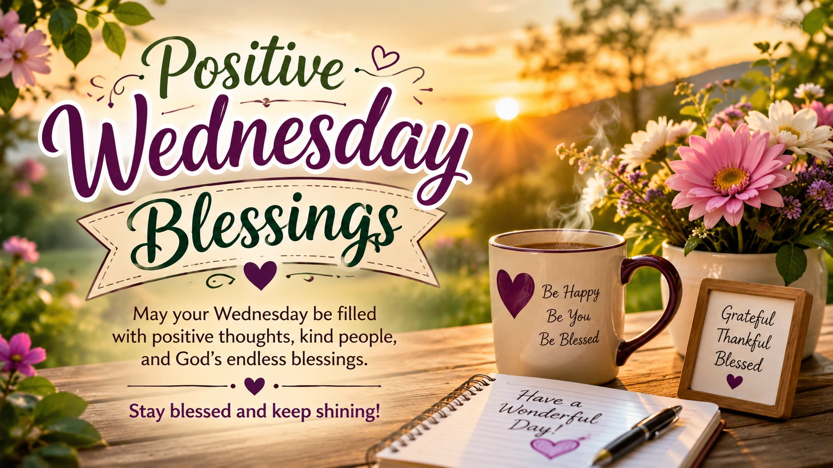 positive wednesday blessings